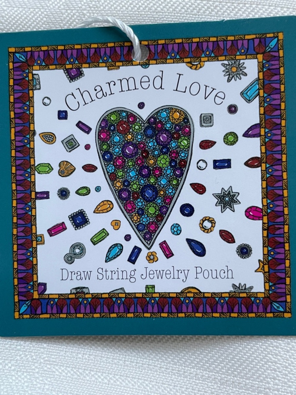Brighton Charmed Love Draw String Jewelry Pouch NWT